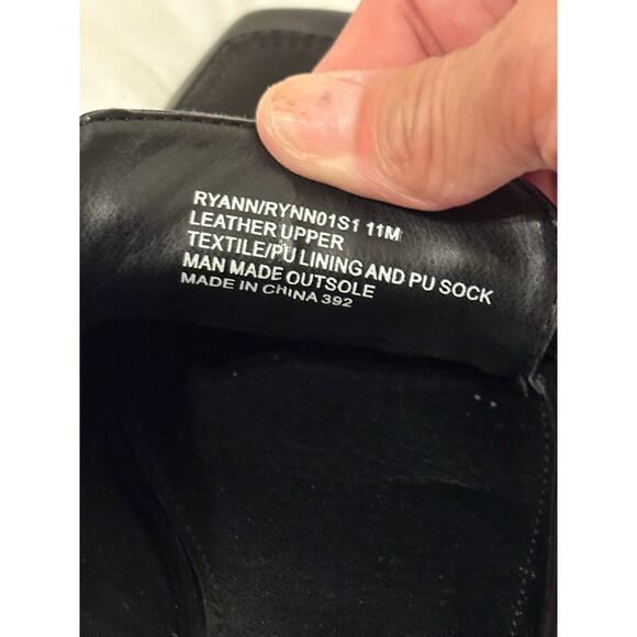 Steve Madden Women's Black Leather Ryan Bit Loafer Size 11M - Picture 6 of 7